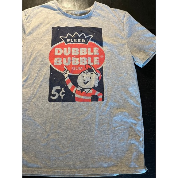 Happy Boxer Other - Happy Boxer Fleer Dubble Bubble Gum Graphic T Shirt Large Gray Casual Top
